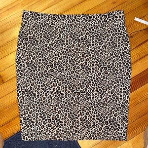 Cheetah Print Skirt.